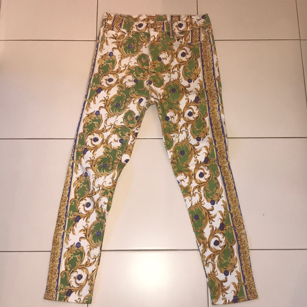 Colorful Design Jeans